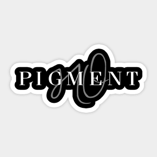 No Pigment Design Sticker